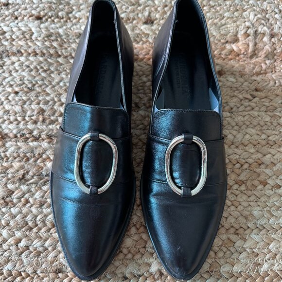 Gardenia Copenhagen Shoes - Gardenia Copenhagen Black Leather Loafers - Size EU 39 / US 8.5-9 🖤